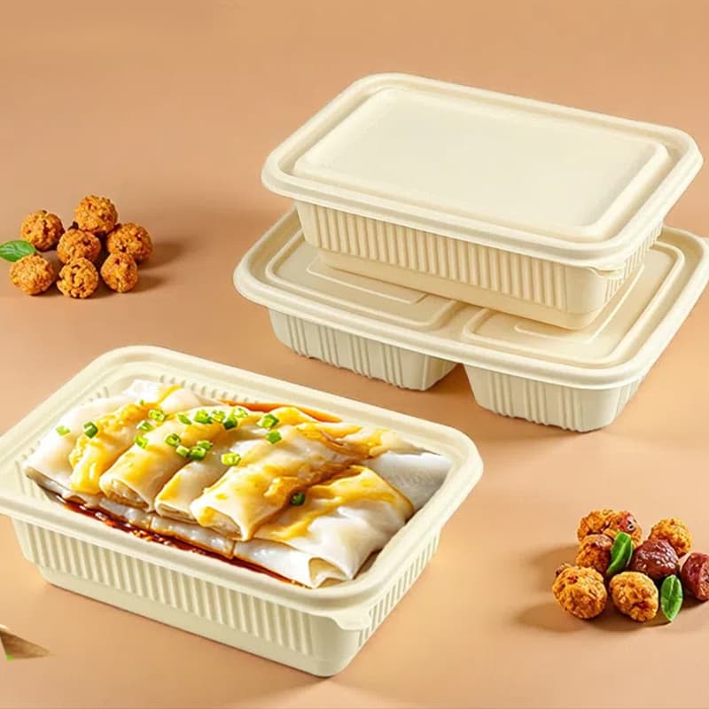 Square Two-Compartment Box